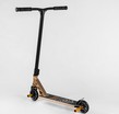 Самокат трюковий Best Scooter «SPIDER» 55084 чорно-золотий, HIC-система, пеги, AL диск та дека, колеса PU Ø110mm, ширина керма - 60 см фото westvelo.com