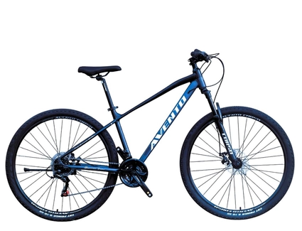 Велосипед 29 AL Corso «AVENTO» AT-84229 алюміній 17", (к-т SHIMANO) чорно-синій