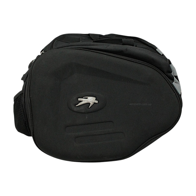 Кофри бічні подвійна (багажника) для мотоцикла задні PROBIKER "KML" тканинні, чорний фото westvelo.com