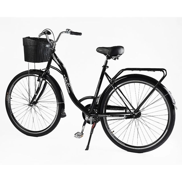 Міський велосипед 28 ST Corso «FORTUNA» FR-28175 сталь 20", чорний (+к/к/б) фото westvelo.com