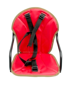 Крісло дитяче метал. на чоловічу раму, червоне