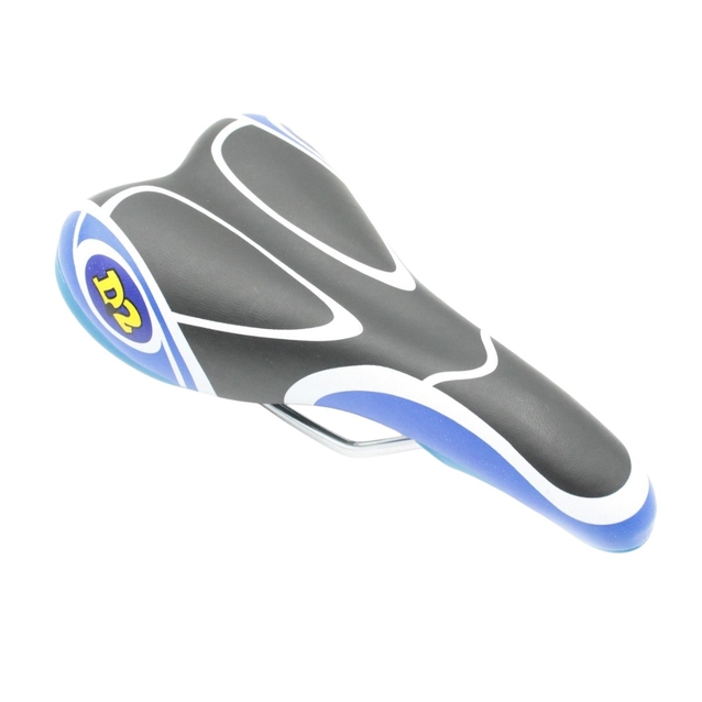 Сідло мтв на глагол № 113 D2 чорно-біло-синє фото westvelo.com