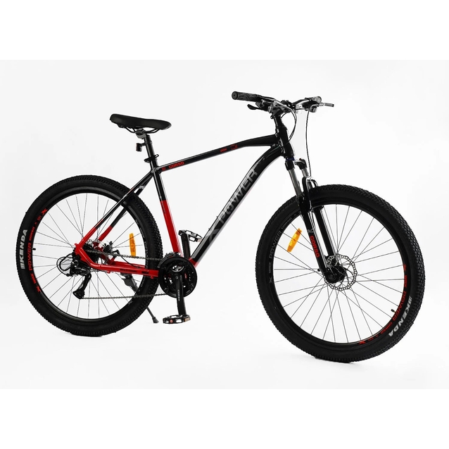 Велосипед 29 AL Corso «X-POWER» PW-80198 алюміній 21", (к-т SHIMANO) чорно-червоний фото westvelo.com