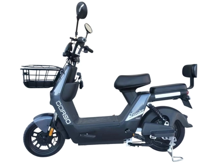 Електроскутер Corso «SWIFT» SW-712025, двигун 500W, акумулятор 60V 20Ah свинцево-кислотний, графітовий, колеса 14" + 1 ящик. акум