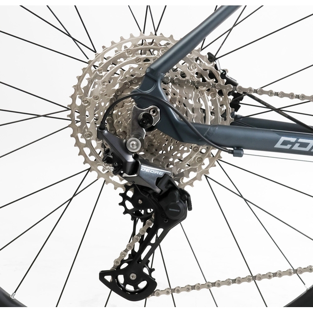 Велосипед 29 AL Corso «APEX» PX-11755 алюміній 19", (к-т SHIMANO Deore) графітово-сірий фото westvelo.com