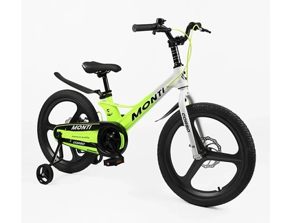 Дитячий велосипед 20 MG Corso «MONTI» MT-20790, магнієва рама, біло-салатовий