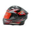 Мото шолом, закритий (XL) AXK (TF-72280) GTS MAX чорно-червоний глянцевий, вмонтовані окуляри з коміром фото westvelo.com