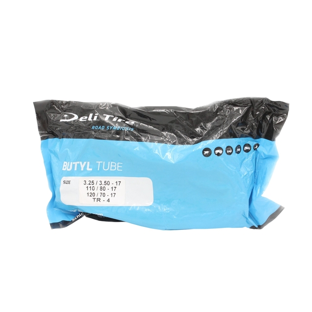 Камера "17" 3.25/3.50-17 (110/80-17 120/70-17) DELI TIRE Індонезія (TR-4) фото westvelo.com