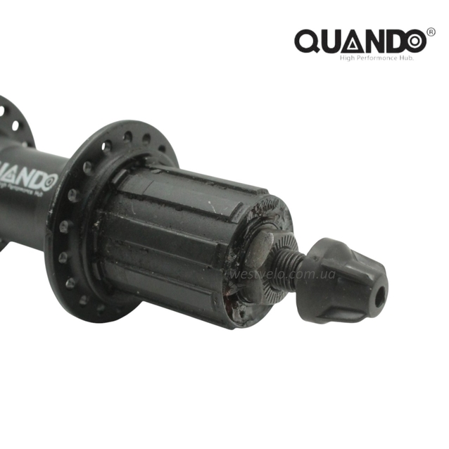 Втулка мтв задня, QUANDO, касета 8-10S, алюмінієва, з ексцентриком (14G36H) фото westvelo.com