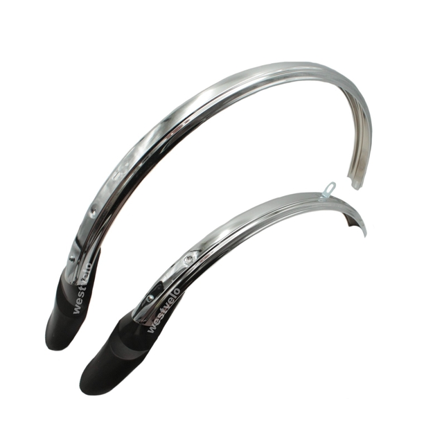 Крила 28 сталеві нікель вузькі з доточкою фото westvelo.com