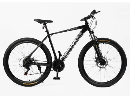 Велосипед 29 AL Corso «AMG» MG-29885 алюміній 21", (к-т SHIMANO) чорний