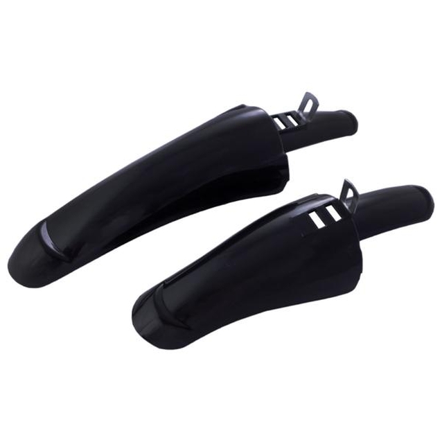 Крила 12-14 дитячі пластик №034 чорні, зад кріплення на раму фото westvelo.com