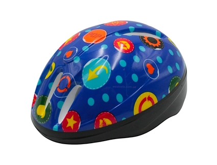 Вело шолом "TK Sport" 599 (53см) синій, POP