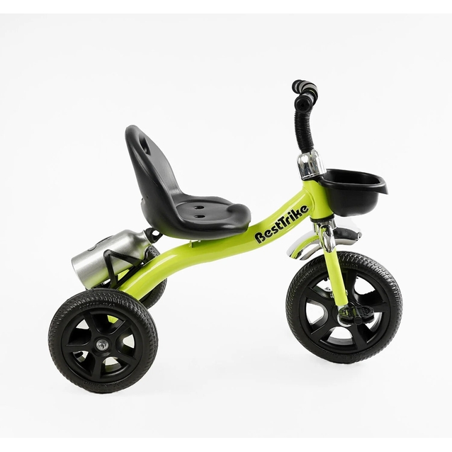 Дитячий велосипед 3-х колісний EVA (піна) Best Trike колеса 10-8, BS-11823 салатовий, сталева рама, кошик, бутилочка фото westvelo.com
