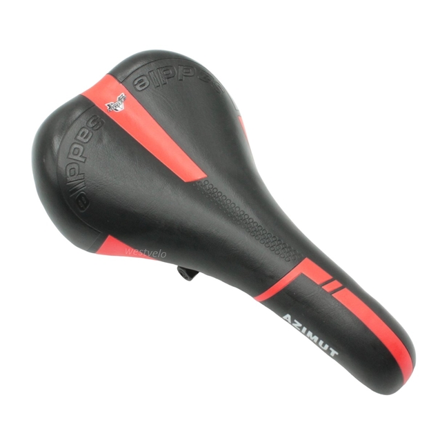 Сідло мтв AZIMUT чорно-червоне фото westvelo.com
