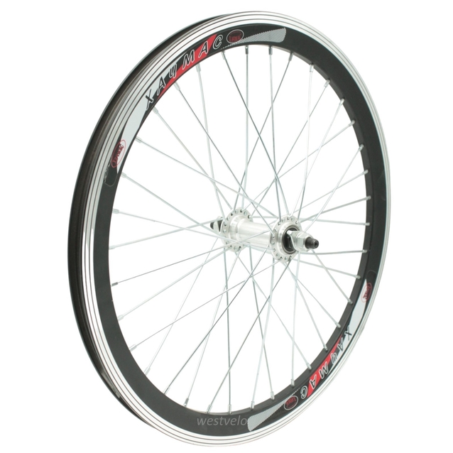 Колесо 20 перед, обід 2-ний чорний, втулка AL на промах фото westvelo.com