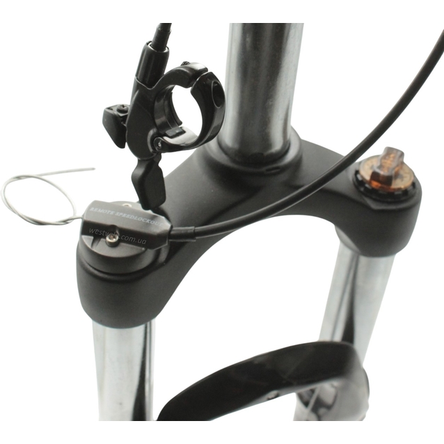 Вилка 29 аморт. безрізьб. Mode N780, RLO AL-ST. Ø28.6мм,+ винос.монет.lockout, під disk, L-255 mm.чорна глянцева фото westvelo.com