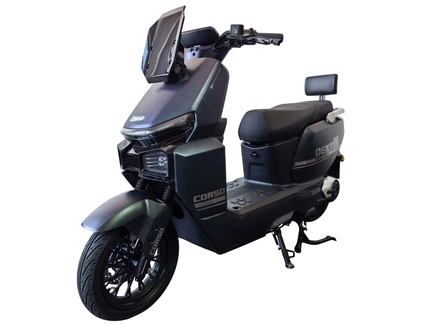 Електроскутер Corso «DEXTER» DX-492833, двигун 2000W, акумулятор  72V 35Ah графеновий, хамелеон, колеса 12" + 1 ящик. акум