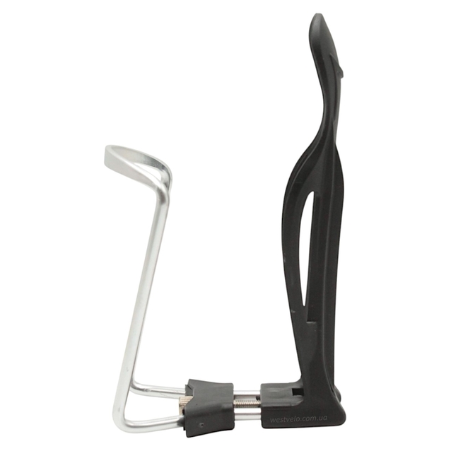 Фляготримач пластик-алюміній, чорний фото westvelo.com