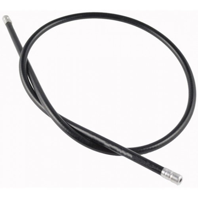 Кожух тросу 0.5м середній чорний, з AL наконечниками фото westvelo.com