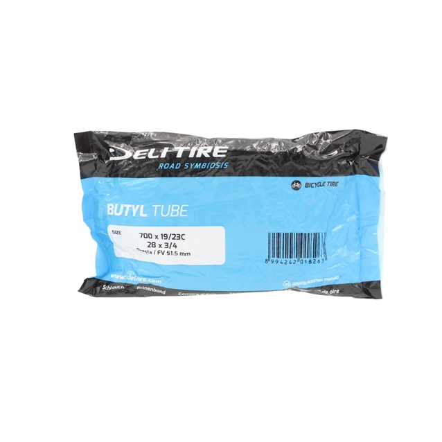 Камера турист 28 presta FV 51.5mm DELI TIRE (19-23) фото westvelo.com