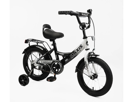 Дитячий велосипед 14 ST Corso «MAXIS» MX-80365 чорно-білий