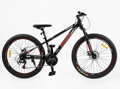 Велосипед 26 ST Corso «PHANTOM» PH-26170 сталь 13", (к-т SunRun) чорно-червоний