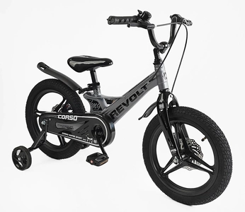 Дитячий велосипед 16 MG Corso «REVOLT» MG-16087, магнієва рама, графітовий