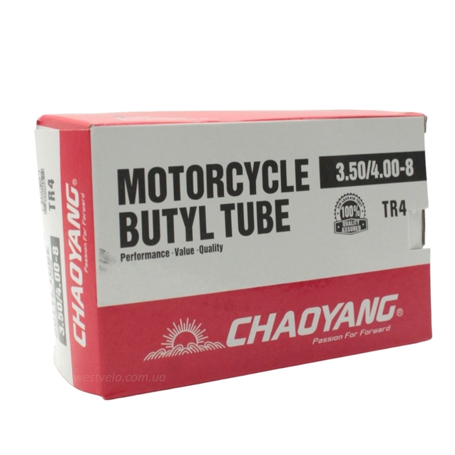 Камера "8" 3.50/4.00-8 CHAOYANG прямий ніпель фото westvelo.com