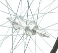 Колесо 26 зад, обід 2-ний чорний, втулка AL на віночках, диск різьба (Gravity) фото westvelo.com