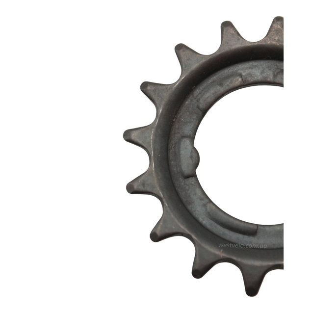 Зірка задня 16 зубів чорна для черв'ячної втулки Falcon фото westvelo.com