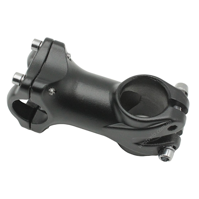 Винос руля на безрізьбову вилку AL. Ø28.6-Ø25.4мм, L-70мм, CROSSER, чорний фото westvelo.com