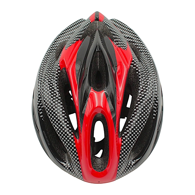 Вело шолом "TK Sport" 073 (56 см) з мигалкою, чорно-червоний фото westvelo.com