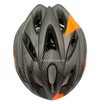 Вело шолом "Carbon" з мигалкою сіро-помаранчевий фото westvelo.com