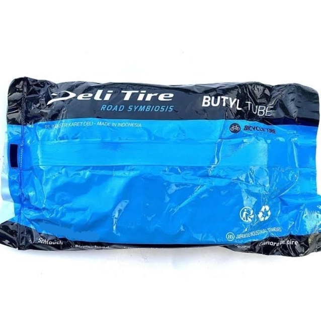 Камера 16 прямий ніпель AV 33 mm DELI TIRE (1.75-2.125) фото westvelo.com