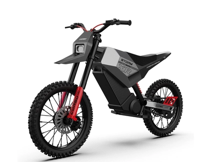 Електродіртбайк Corso «STORM» E-2500 Neo XR-64050 двигун 2500W, акумулятор 60V 27Ah літієвий, чорно-червоний, колеса 19/17"