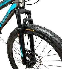 Велосипед 26 ST Azimut «EXTREME» 090 сталь 14", сіро-блакитний