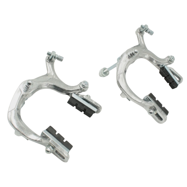 Гальма шосейні кліщеві алюміній великі (перед + зад) фото westvelo.com