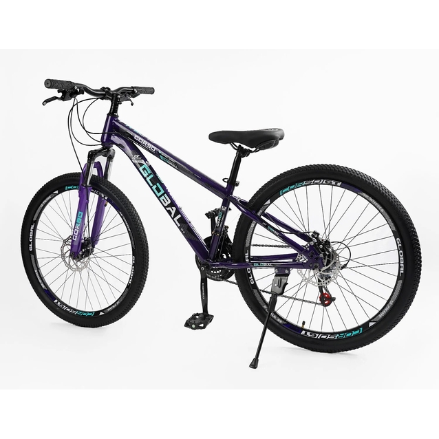 Велосипед 26 ST Corso «GLOBAL» GL-26105 сталь 13", (к-т Saiguan), темно-фіолетовий фото westvelo.com