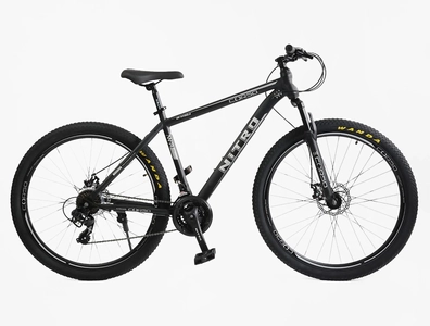 Велосипед 29 ST Corso «NEW-NITRO» NT-68046 сталь 19", (к-т SUNRUN) чорно-сірий