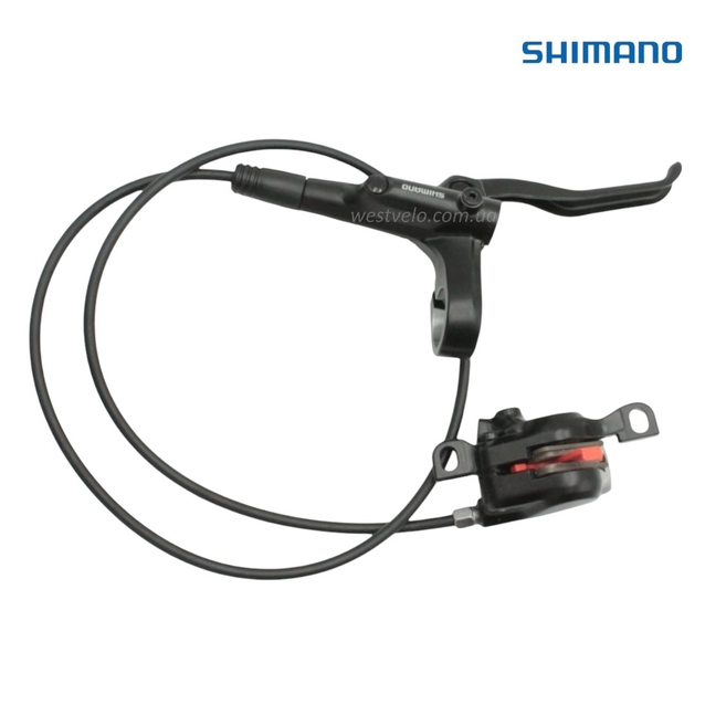 Гідравлічні гальма SHIMANO (BL MT-200) (7144) правий, задні гальма, НЕ в зборі L-1520mm фото westvelo.com