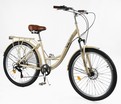 Міський велосипед 26 ST Corso «VIOLA» VL-26704 сталь 17", (к-т SHIMANO) бежевий фото westvelo.com