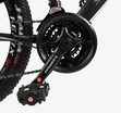 Велосипед 24 AL Corso «FENIX» FX-24912 алюміній 11", (к-т Saiguan) чорно-червоний фото westvelo.com