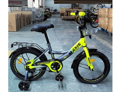 Дитячий велосипед 16 ST Corso «MAXIS» MX-40771 сіро-жовтий
