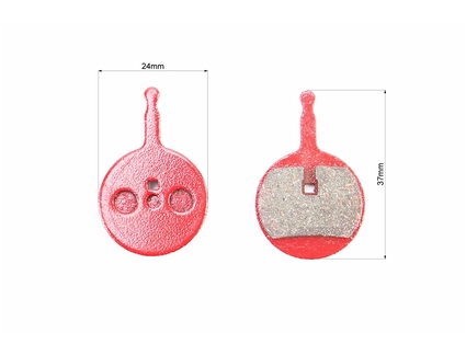 Колодки гальмівні дискові № 08 ANDSON (YL-1018) червоні