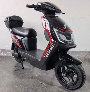 Електроскутер Corso «CONDOR» CD-915578, двигун 1500W, акумулятор 72V/30Ah літій-залізо-фосфатний, чорно-червоний, колеса 10"