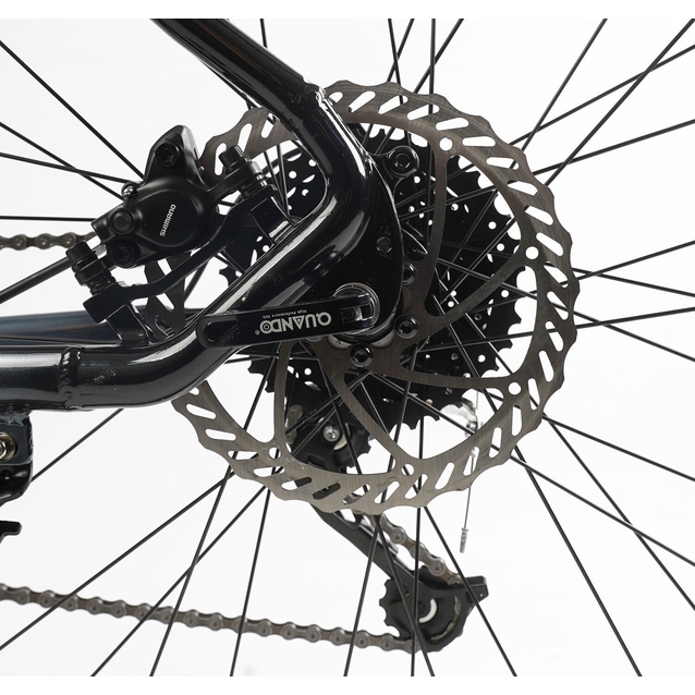 Велосипед 29 AL Corso «MAGNUS» MG-69065 алюміній 19", (к-т SHIMANO) чорно-срібно-жовтий фото westvelo.com