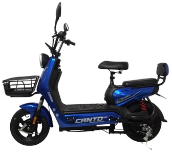 Електроскутер Corso «CANTO» CN-411724, двигун 500W, акумулятор 48V/20Ah синій, колеса 14"