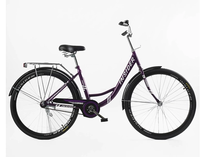 Міський велосипед 26 ST Corso «INSIDER» SD-26175 сталь 16,5", фіолетовий