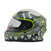 Мото шолом, закритий (L 59-60) VLAND M62-Dino, інтеграл, зелений, глянцевий фото westvelo.com